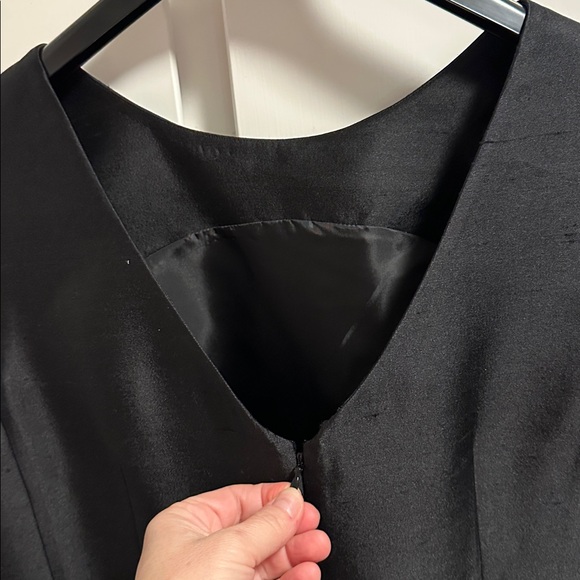 NWT Talbots Silk Black Sleeveless Dress - Picture 8 of 10